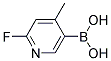 2-FLUORO-4-METHYLPYRIDINE-5-BORONIC ACID CAS#: 1072944-18-3