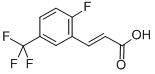 2-FLUORO-5-(TRIFLUOROMETHYL)CINNAMIC ACID CAS#: 247113-91-3