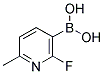 2-FLUORO-6-METHYLPYRIDINE-3-BORONIC ACID CAS#:
