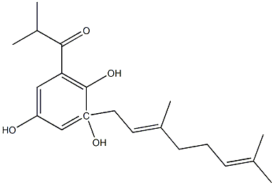 2-Geranyl-4-isobutyrylphloroglucinol CAS#: 72008-03-8