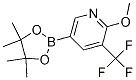 2-Methoxy-5-(4,4,5,5-tetramethyl-1,3,2-dioxaborolan-2-yl)-3-(trifluoromethyl)pyridine CAS#: 1150561-61-7