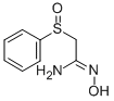 2-(PHENYLSULFINYL)ACETAMIDOXIME CAS#: 17665-59-7