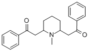 2,2'-(1-Methyl-2,6-piperidinediyl)diacetophenon CAS#: 579-21-5