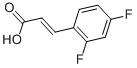 2,4-DIFLUOROCINNAMIC ACID CAS#: 774-73-2
