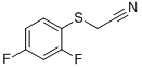 (2,4-DIFLUOROPHENYLTHIO)ACETONITRILE CAS#: 175277-63-1