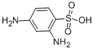 2,4-Diaminobenzenesulfonic acid CAS#: 88-63-1