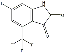 6-IODO-4-TRIFLUOROMETHYL-ISATIN CAS#: 259667-71-5