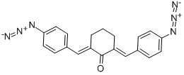 2,6-BIS(4-AZIDOBENZYLIDENE)CYCLOHEXANONE CAS#: 20237-98-3
