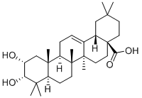 (2α,3α)-2,3-Dihydroxy-olean-12-en-28-oic acid CAS#: 26563-68-8