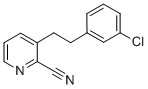 3-[2-(3-Chlorophenyl)ethyl]-2-pyridinecarbonitrile CAS#: 31255-57-9