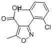 3-(2-Chloro-6-fluorophenyl)-5-methylisoxazole-4-carboxylic acid CAS#: 3919-74-2