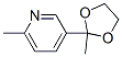 3-(2-METHYL-1,3-DIOXOLAN-2-YL)-6-METHYLPYRIDINE CAS#: 184766-45-8