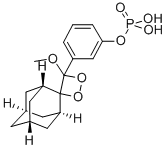 3-(2'-Spiroadamantane)-4-methoxy-4-(3''-phosphoryloxy)phenyl-1,2-dioxetane CAS#: 122341-56-4
