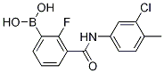 3-(3-Chloro-4-MethylphenylcarbaMoyl)-2-fluorobenzeneboronic acid, 97% CAS#: