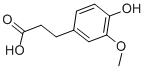 3-(4-HYDROXY-3-METHOXYPHENYL)PROPIONIC ACID CAS#: 1135-23-5