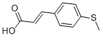 3-[4-(METHYLSULFANYL)PHENYL]ACRYLIC ACID CAS#: 102016-58-0