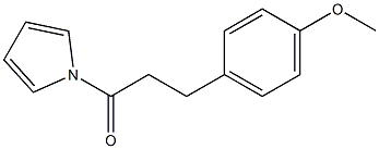3-(4-Methoxyphenyl)-1-(pyrrol-1-yl)propan-1-one CAS#: 448905-82-6