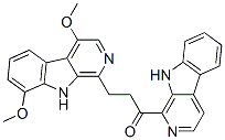 3-(4,8-Dimethoxy-9H-pyrido[3,4-b]indol-1-yl)-1-(9H-pyrido[3,4-b]indol-1-yl)-1-propanone CAS#: 82652-20-8