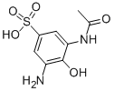 3-(ACETYLAMINO)-5-AMINO-4-HYDROXYBENZENESULFONIC ACID CAS#: 40306-75-0
