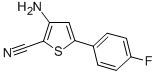 3-AMINO-2-CYANO-5-(4-FLUOROPHENYL)THIOPHENE CAS#: 210356-63-1