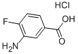 3-AMINO-4-FLUOROBENZOIC ACID HYDROCHLORIDE CAS#: 3799-24-4