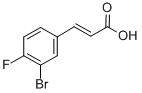 3-BROMO-4-FLUOROCINNAMIC ACID CAS#: 160434-49-1