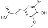 3-BROMO-4-HYDROXY-5-METHOXYCINNAMIC ACID CAS#: 6948-33-0