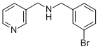 (3-BROMO-BENZYL)-PYRIDIN-3-YLMETHYL-AMINE CAS#: 436096-90-1