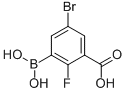 3-Borono-5-bromo-2-fluorobenzoic acid CAS#: 957120-63-7