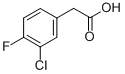 3-CHLORO-4-FLUOROPHENYLACETIC ACID CAS#: 705-79-3
