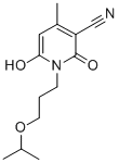 3-Cyano-6-hydroxy-N-(3-isopropoxypropyl)-4-methyl-2-pyridone CAS#: 68612-94-2