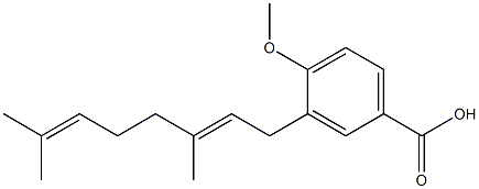 3-Geranyl-4-methoxybenzoic acid CAS#: 246266-38-6
