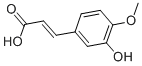 3-Hydroxy-4-methoxycinnamic acid CAS#: 537-73-5