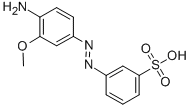 3-METHOXY-4-AMINO AZO BENZENE-3'-SULFONIC ACID CAS#: 138-28-3