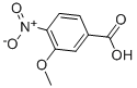 3-Methoxy-4-nitrobenzoic acid CAS#: 5081-36-7