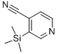3-(TRIMETHYLSILYL)PYRIDINE-4-CARBONITRILE CAS#: 17379-38-3