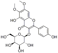 3-(beta-D-Galactopyranosyloxy)-5-hydroxy-2-(4-hydroxyphenyl)-6,7-dimethoxy-4H-1-benzopyran-4-one CAS#: 35399-32-7