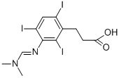 3-[[(dimethylamino)methylene]amino]-3-(2,4,6-triiodophenyl)propionic acid CAS#: 5587-89-3