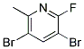 3,5-Dibromo-2-fluoro-6-methylpyridine CAS#: 632628-07-0