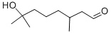 3,7-Dimethyl-7-hydroxyoctanal CAS#: 107-75-5