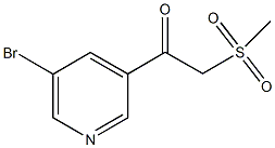 1-(5-BROMOPYRIDIN-3-YL)-2-(METHYLSULFONYL)ETHANONE CAS#: 386715-50-0