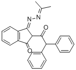 (3E)-2-(2,2-diphenylacetyl)-3-(propan-2-ylidenehydrazinylidene)inden-1-one CAS#: 6287-79-2