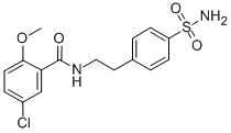 4-(2-(5-Chloro-2-methoxybenzamido)ethyl)benzenesulfamide CAS#: 16673-34-0