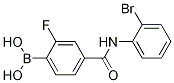 4-(2-BroMophenylcarbaMoyl)-2-fluorobenzeneboronic acid, 97% CAS#: