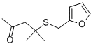 4-((2-Furylmethyl)thio)-4-methylpentan-2-one CAS#: 64835-96-7