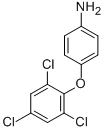 4-(2,4,6-TRICHLOROPHENOXY)ANILINE CAS#: 26306-61-6