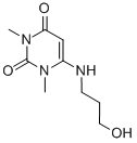 4-(3-Hydroxypropylamino)-1,3-dimethyluracil CAS#: 34654-80-3