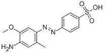 4-[(4-Amino-5-methoxy-2-methylphenyl)azo]benzenesulfonic acid CAS#: 40947-69-1