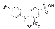 4-(4-Aminoanilino)-3-nitrobenzenesulphonic acid CAS#: 135-11-5