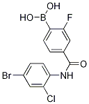 4-(4-BroMo-2-chlorophenylcarbaMoyl)-2-fluorobenzeneboronic acid, 97% CAS#: